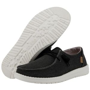 HEY DUDE WENDY CHAMBRAY OFF BLACK New NIB 6 37 Women's